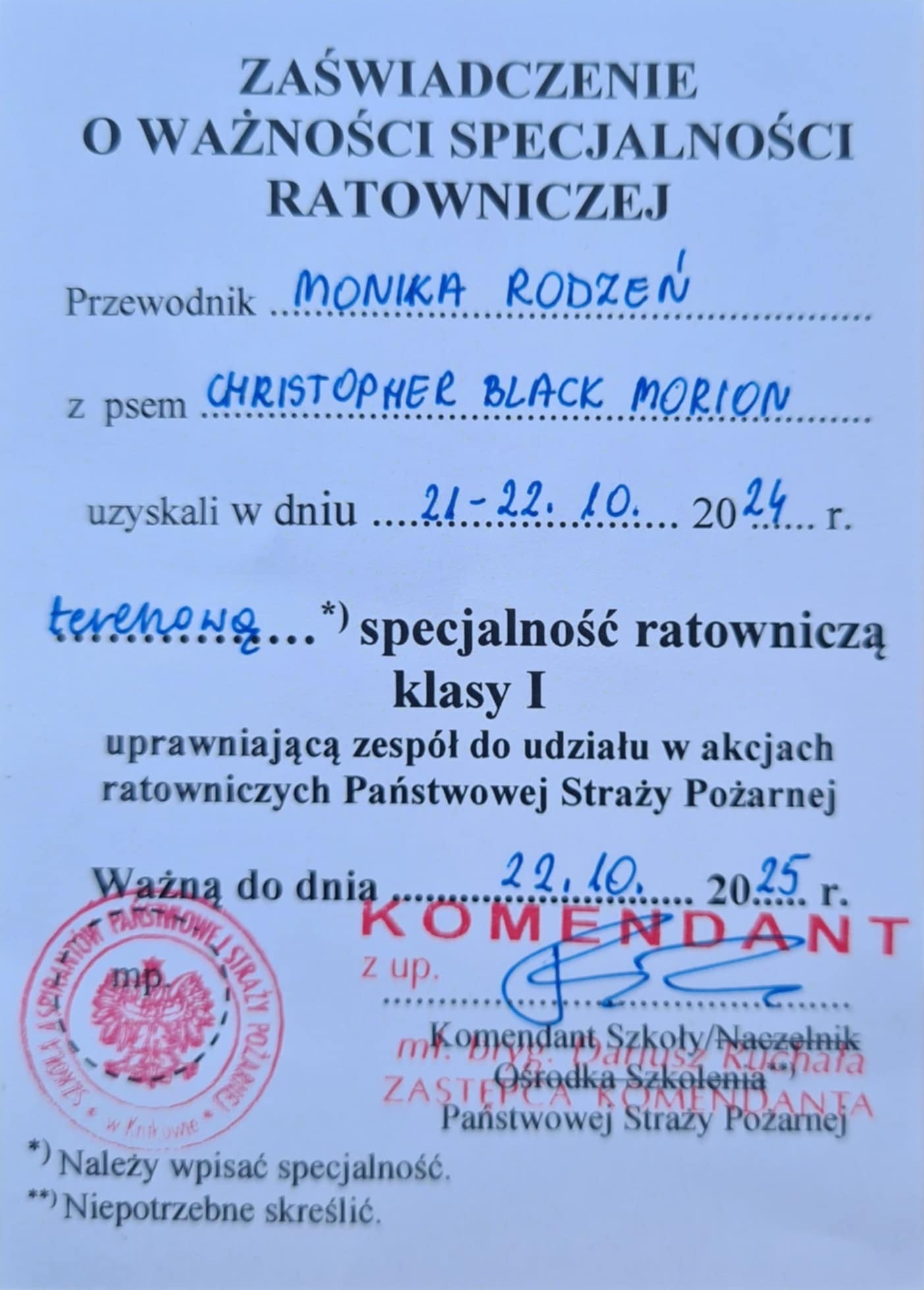 Certifikát 2
